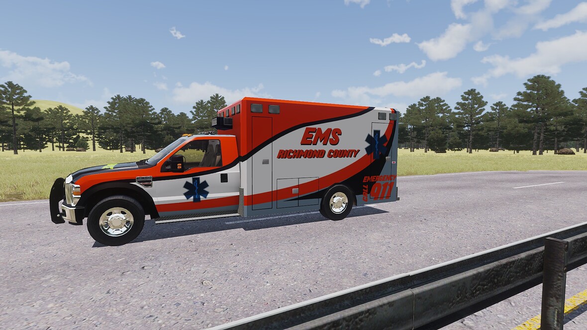 Die neue Ambulance für den EMS von Richmond County