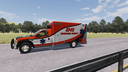 Die neue Ambulance für den EMS von Richmond County