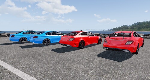 Mercedes Benz C63 AMG Black Series & BMW M5 /PPV