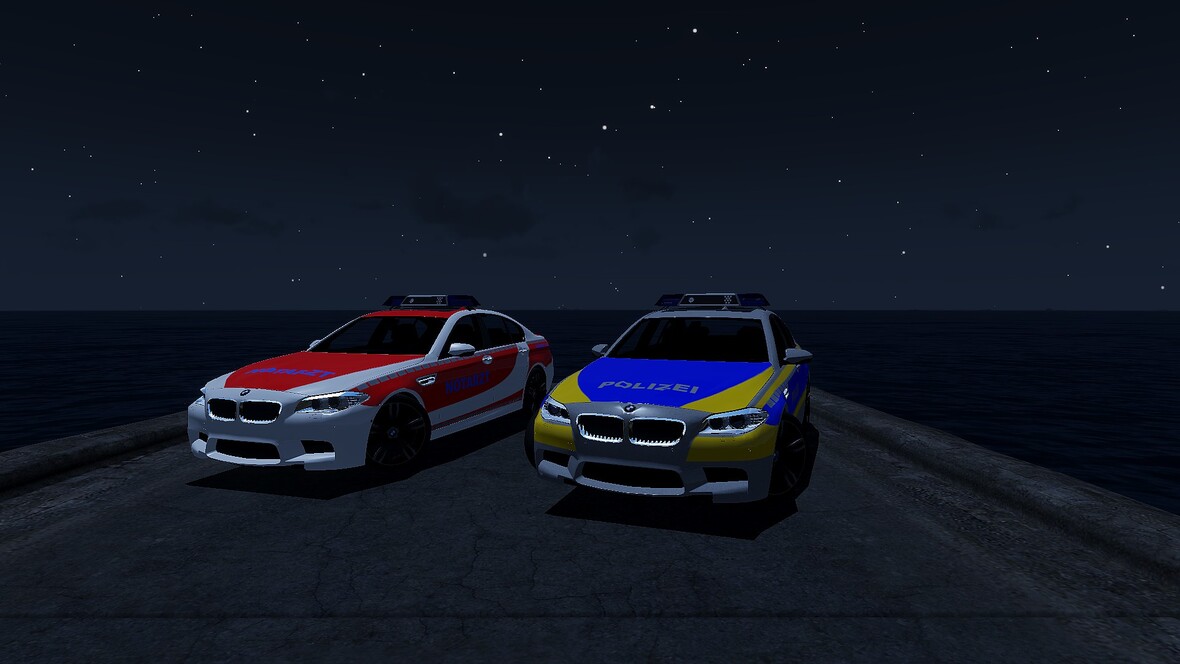 BMW M5 Polizei & Notarzt A3Factory.com | Skin by K1PRO