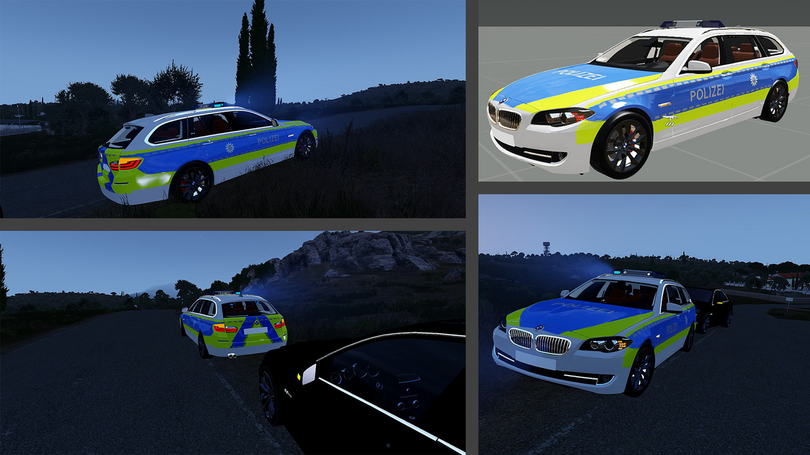 BMW M5 TOURING 2014 [Polizei] | BY SK-Mods