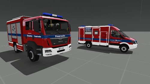 HLF & RTW der Augsburger Feuerwehr