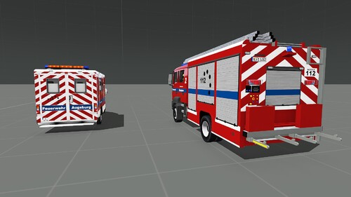 HLF & RTW der Augsburger Feuerwehr