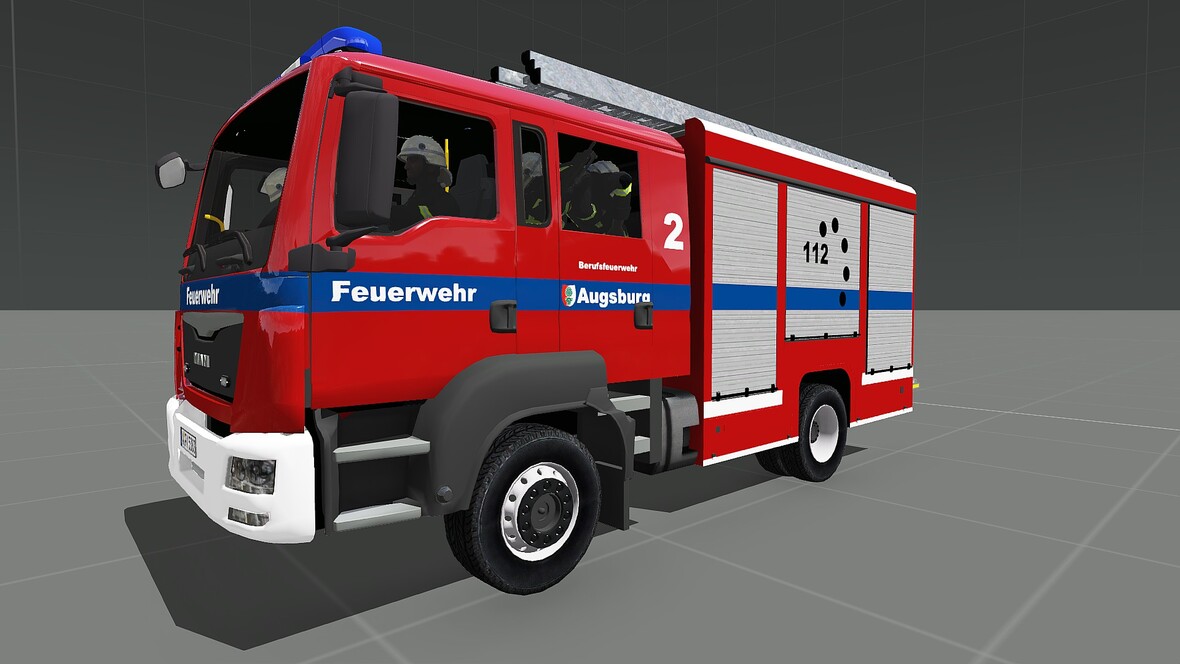 HLF & RTW der Augsburger Feuerwehr