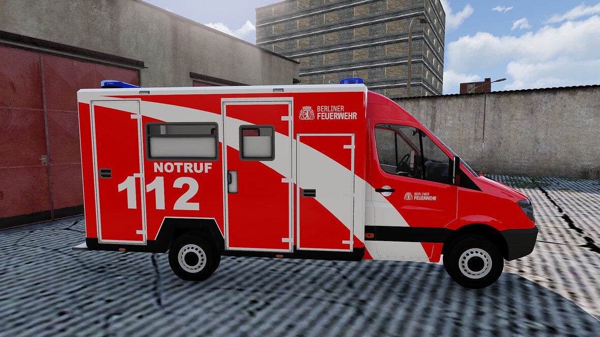 Mercedes Benz Sprinter facelift Berliner Feuerwehr [WIP]