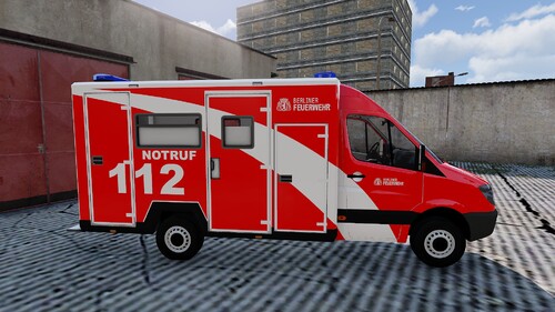 Mercedes Benz Sprinter facelift Berliner Feuerwehr [WIP]