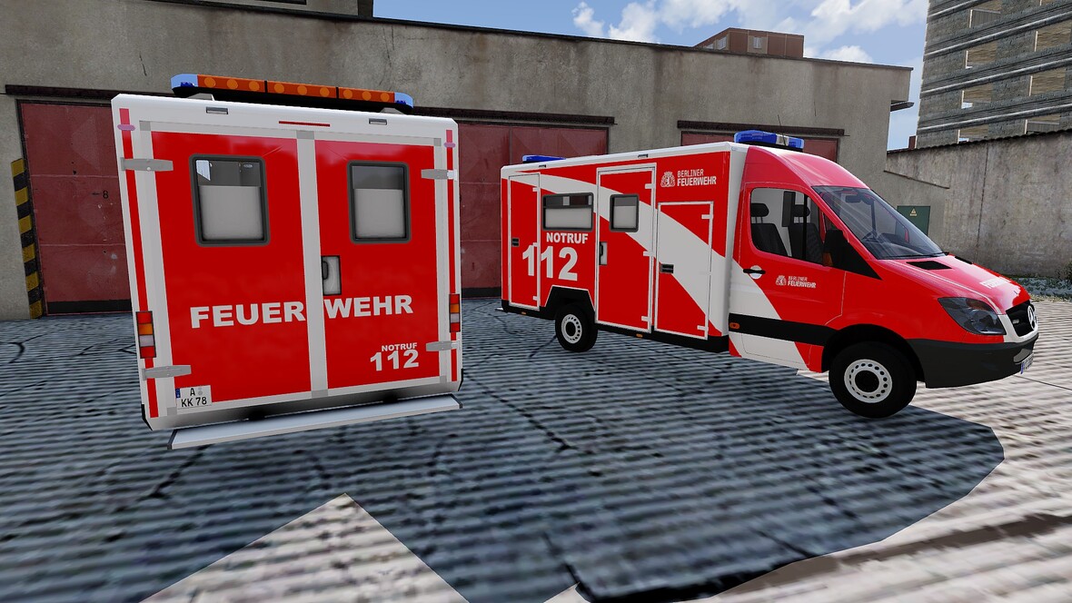 Mercedes Benz Sprinter facelift Berliner Feuerwehr [WIP]