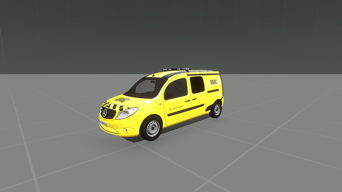 Mercedes Benz Citan ADAC Design | Gelblicht | Fahrzeug by Charlieco89