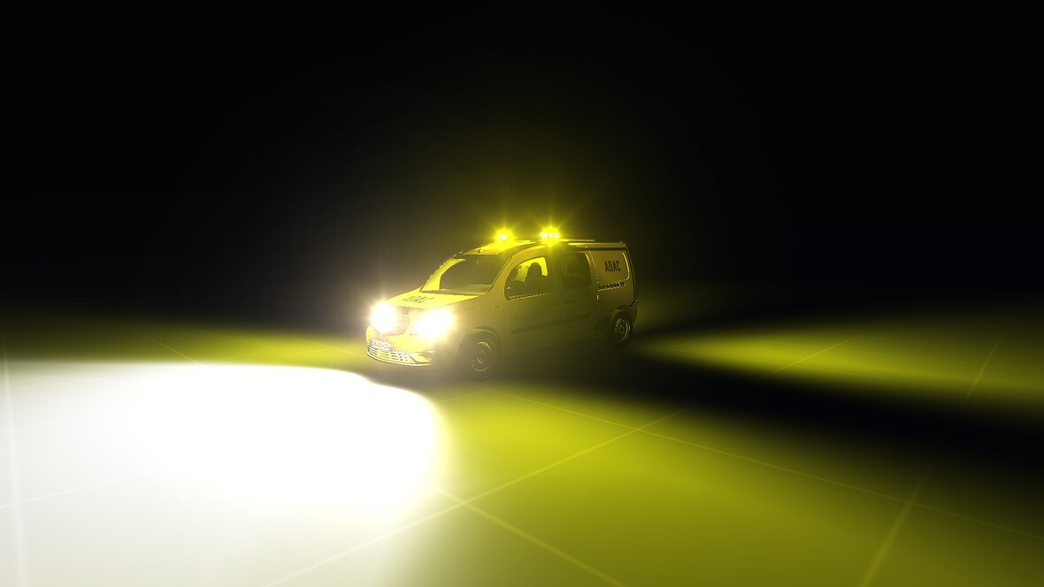 Mercedes Benz Citan ADAC Design | Gelblicht | Fahrzeug by Charlieco89