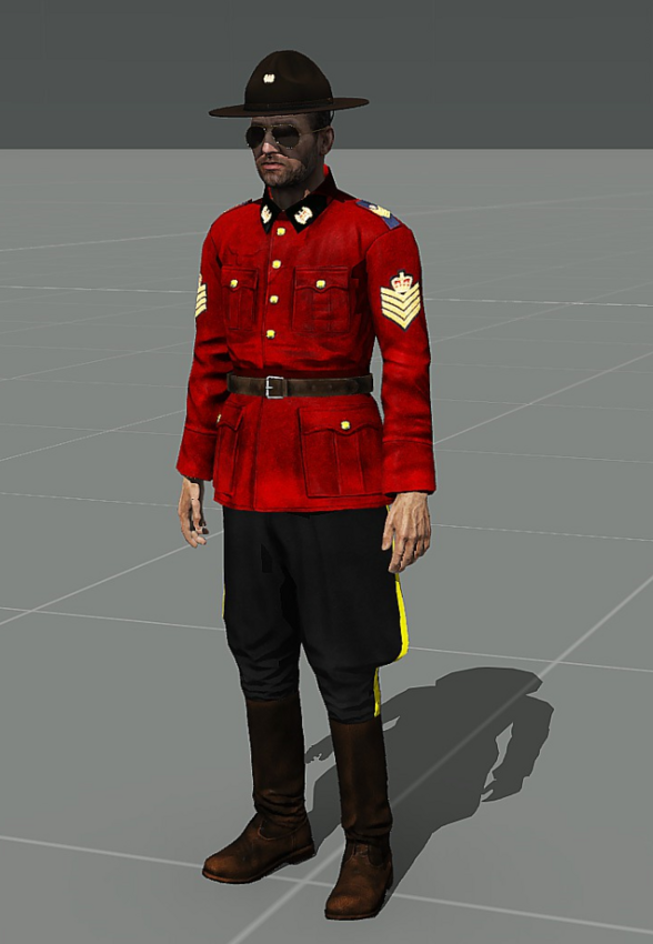 RCMP Uniform Vorne