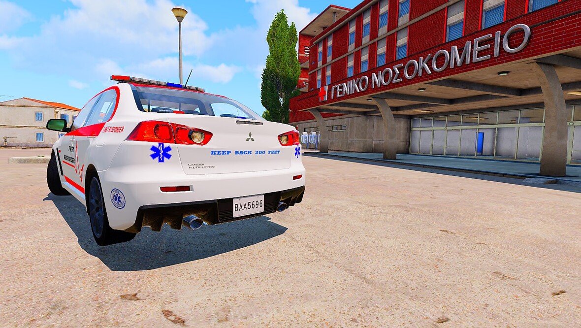 Mitsubishi Evo X First Responder