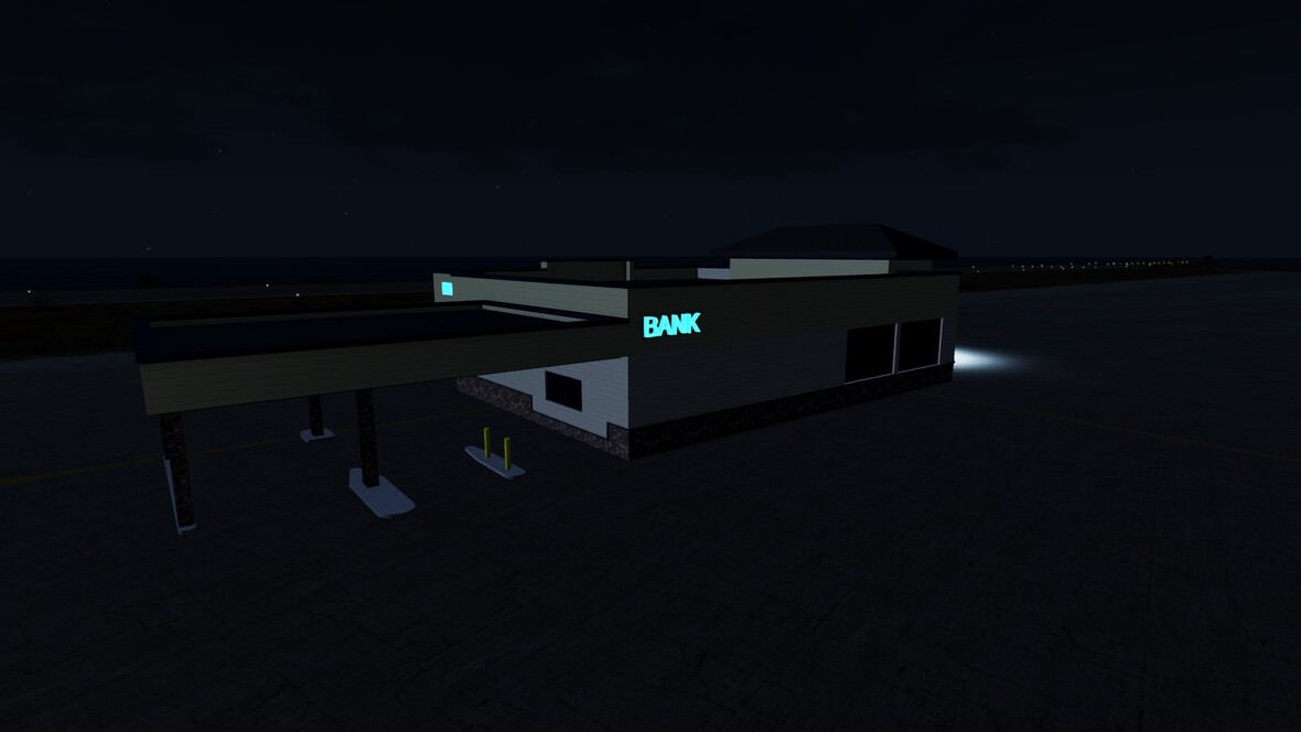 Bank bei nacht