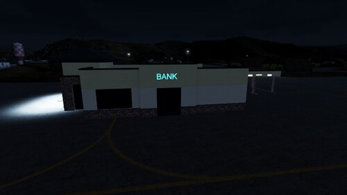 Bank bei nacht