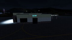 Bank bei nacht