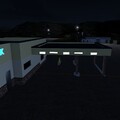 Bank bei nacht