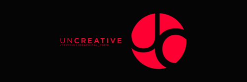 uNCREATIVE - Graphical Crew Twitter Header