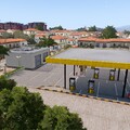 Tanke Kavala Markt von Oben