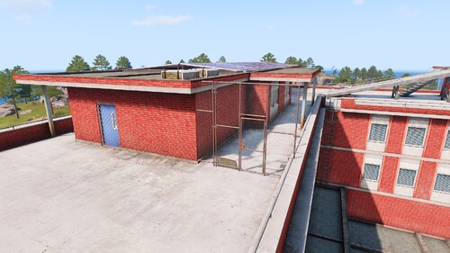 Krankenhaus, Polizei Außenposten, Polizei HQ u.s.w