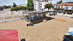 Boot Anleger und Markt Kavalla