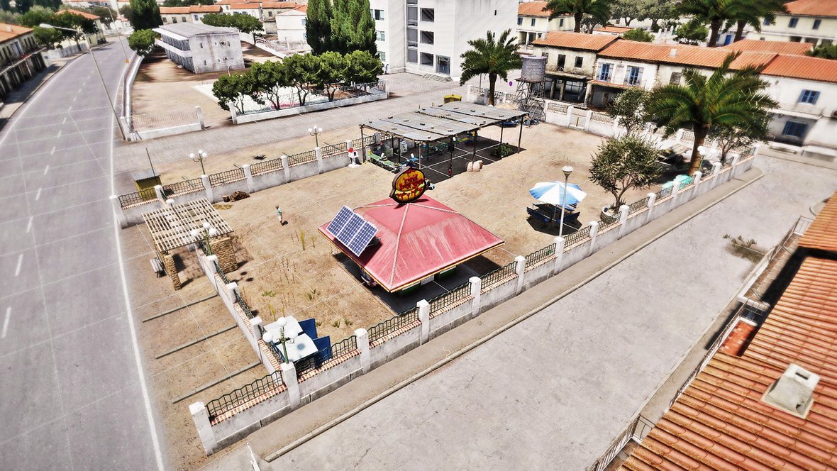 Boot Anleger und Markt Kavalla