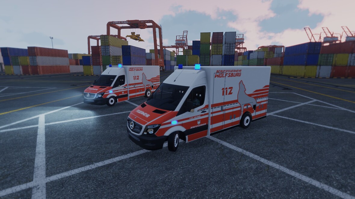 M.B. Sprinter Rettungsdienst Wolfburg Skin