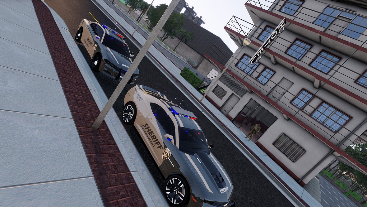 Vulcano Island Sheriff Department | Chevrolet Camaro & Dodge Charger R/T 