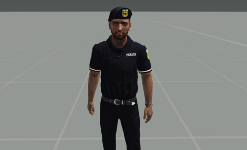 Polizeihemd Vorderansicht