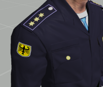Dienstanzug PD Seitenansicht