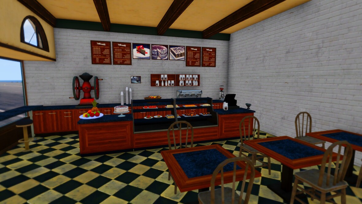 Fast vergessen das Café ist fertig :D