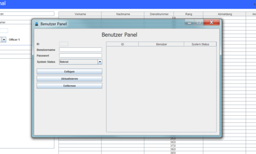 LSS Police  Benutzerpanel