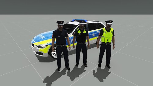 Unsere Polizei Uniform + Westen