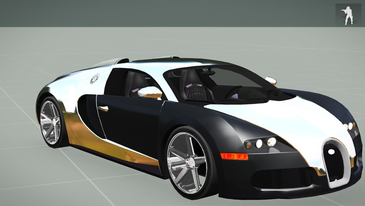 Bugatti Veyron SS Tuned Chrome 13