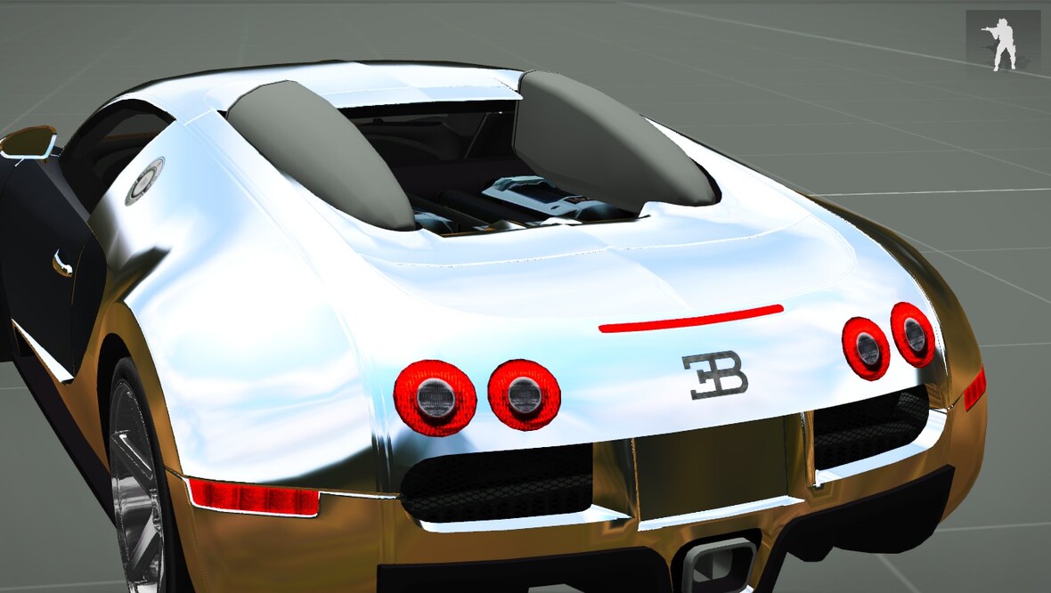 Bugatti Veyron SS Tuned Chrome 13