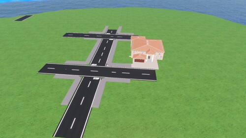 Die erste Stadt ist am bau