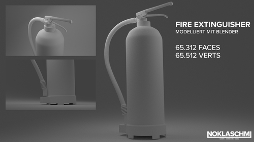 [3D MODELL] Fire Extinguisher