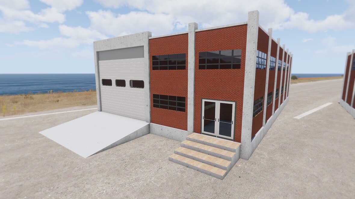 Industriehalle mit Büro v1