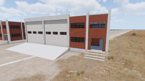 Industriehalle mit Büro v2