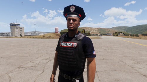 Neue Cop Vesten + Cop Hut