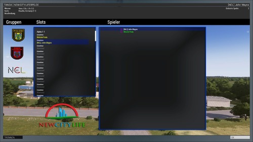 NewCityLiferpg.de | Lobby Screen, Polizei uvm.