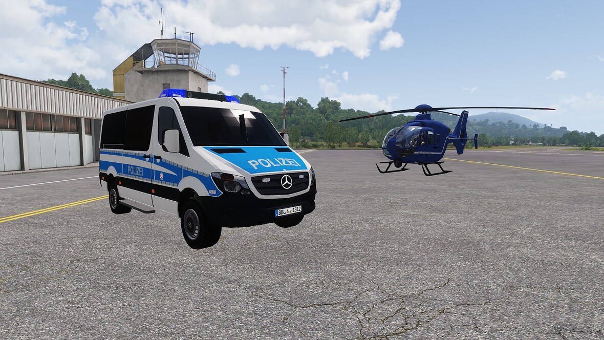 Mercedes Benz Sprinter Polizei + EC635 Bundespolizei