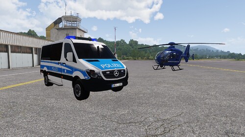 Mercedes Benz Sprinter Polizei + EC635 Bundespolizei