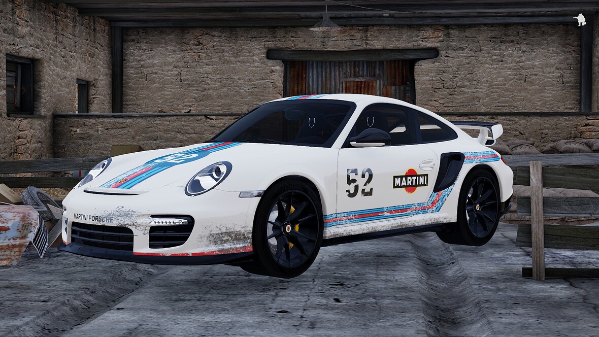 Porsche 911 GT2 - Martini Used Design ( Front )