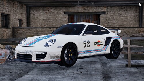 Porsche 911 GT2 - Martini Used Design ( Front )