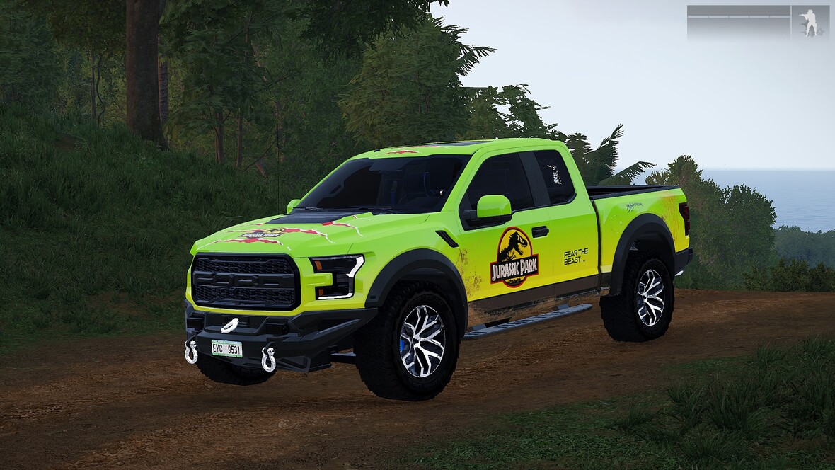 Ford Raptor - Jurassic Park Design (Front)
