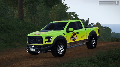 Ford Raptor - Jurassic Park Design (Front)