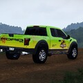 Ford Raptor - Jurassic Park Design (Rear)