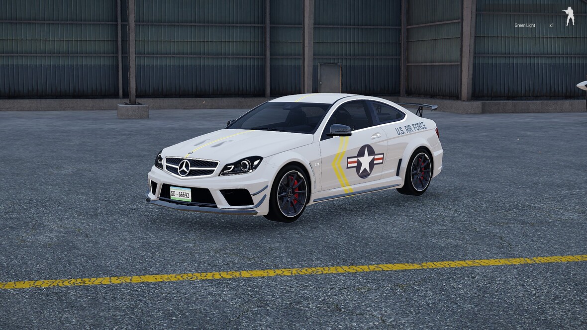 Mercedes Benz C63 - U.S.A.F. (Front)