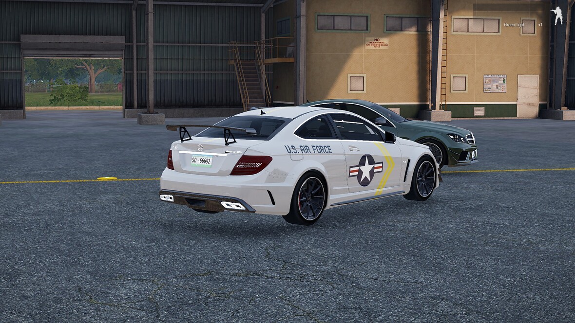 Mercedes Benz C63 - U.S.A.F. (Rear)