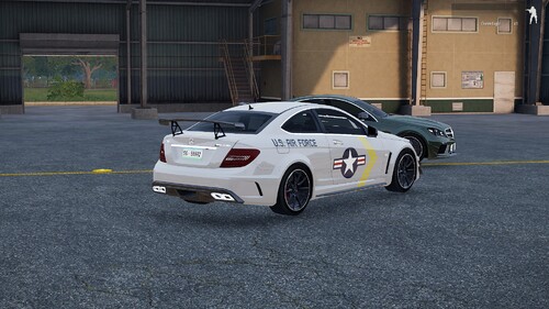 Mercedes Benz C63 - U.S.A.F. (Rear)