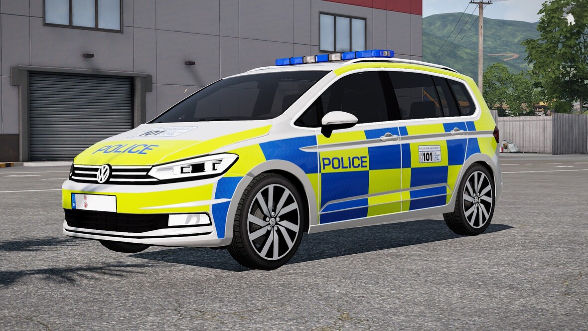 2019 Volkswagen Touran British Police
